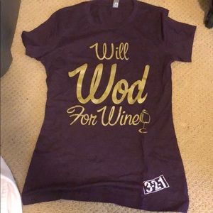 Will WOD for wine t shirt